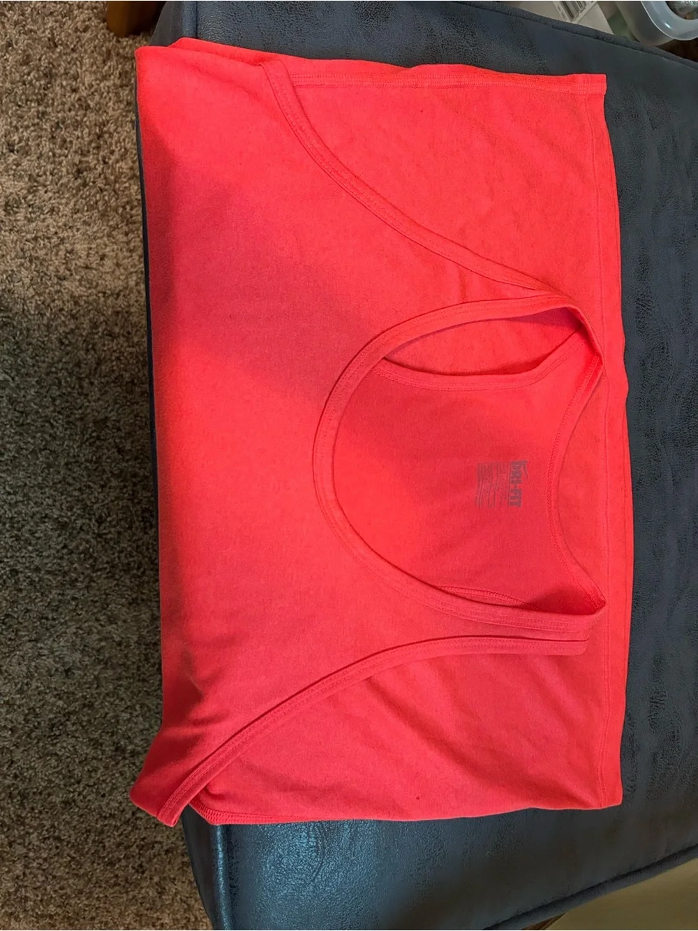Nike Women’s Neon Coral Tank with Multicolor Athletic Shorts